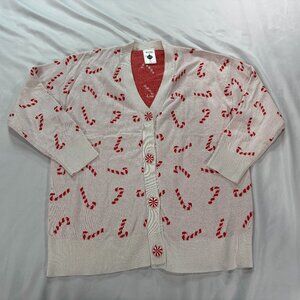 Candy Cane Cardigan Large              Lot O